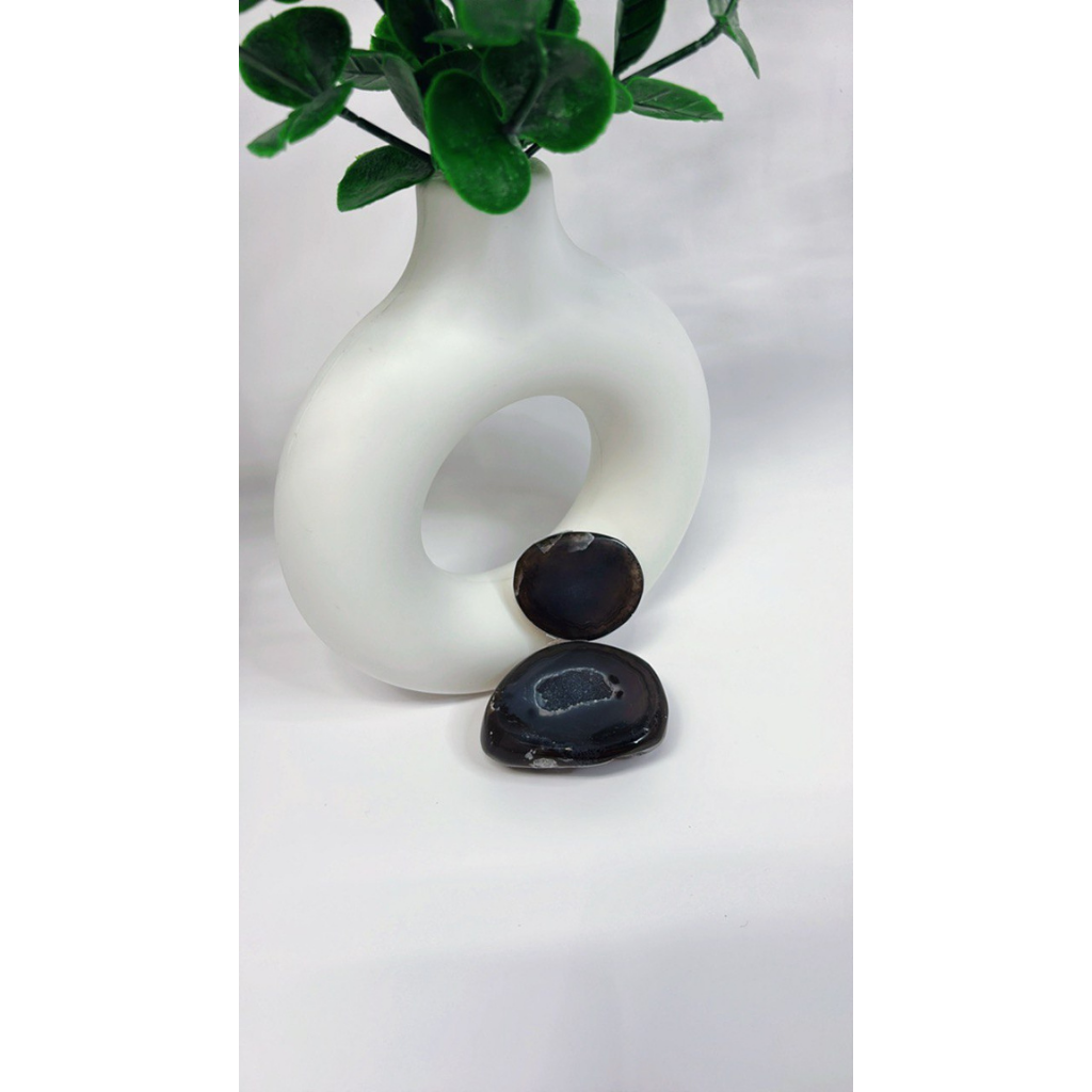 Mini-Geodenschale aus Achat