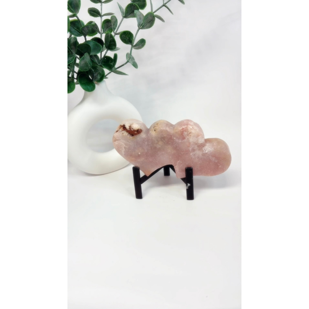 Pink Amethyst Doppelherzen
