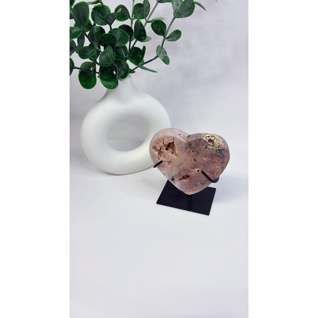 Pink Amethyst Herz