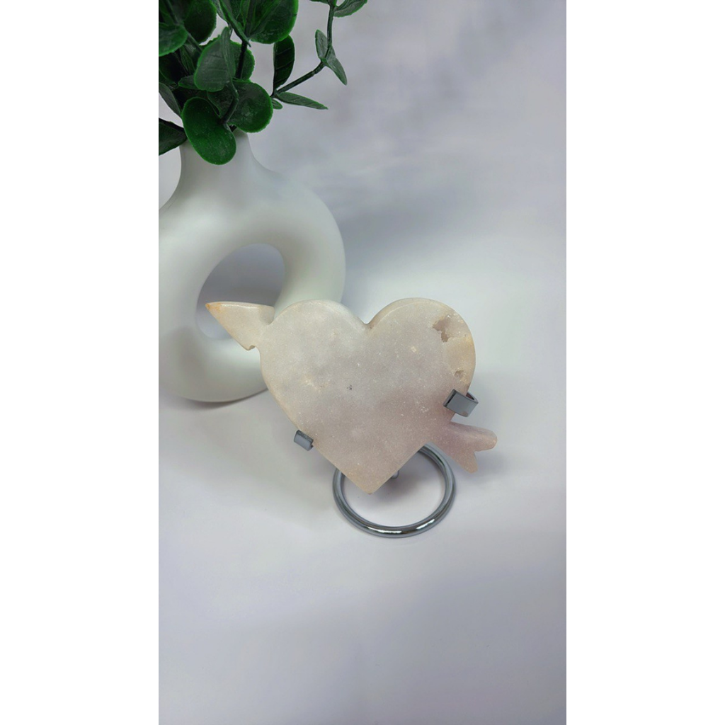 Pink Amethyst Herz