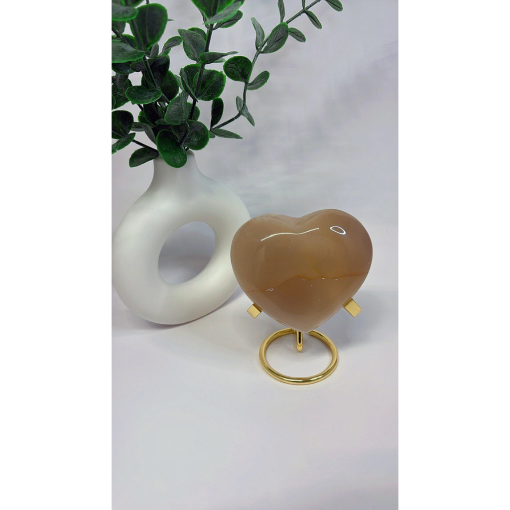 Druzy Achat Herz